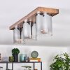 Donar Plafondlamp houtlook, 3-lichts