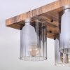 Donar Plafondlamp houtlook, 4-lichts