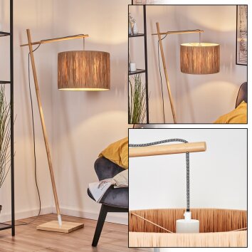 Granja Staande lamp Natuurlijke kleuren, Wit, 1-licht