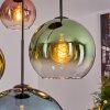 Koyoto Hanglamp, Kogellampje, Hanglamp Blauw, Goud, Groen, Duidelijk, Koperkleurig, 4-lichts