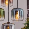 Lauden Hanglamp, Kogellampje, Hanglamp Blauw, Groen, Duidelijk, Koperkleurig, Rookkleurig, 4-lichts