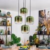 Lauden Hanglamp, Kogellampje, Hanglamp Groen, Duidelijk, 4-lichts