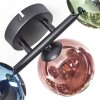Chehalis Plafondlamp, Kogellampje Blauw, Groen, Koperkleurig, 5-lichts