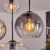 Koyoto Hanglamp, Kogellampje, Hanglamp Amber, Duidelijk, Rookkleurig, 4-lichts