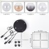 Koyoto Hanglamp, Kogellampje, Hanglamp Amber, Duidelijk, Rookkleurig, 4-lichts