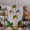 Lauden Hanglamp, Kogellampje, Hanglamp Blauw, Groen, Duidelijk, Rookkleurig, 4-lichts
