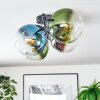 Gastor Plafondlamp, Kogellampje Blauw, Chroom, Groen, Duidelijk, Rookkleurig, 4-lichts