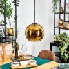 Koyoto Hanglamp, Kogellampje, Hanglamp Goud, 1-licht