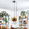Koyoto Hanglamp, Kogellampje, Hanglamp Goud, 1-licht