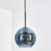 Koyoto Hanglamp, Kogellampje, Hanglamp Blauw, 1-licht
