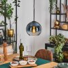 Koyoto Hanglamp, Kogellampje, Hanglamp Blauw, Duidelijk, 1-licht