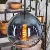 Koyoto Hanglamp, Kogellampje, Hanglamp Blauw, Duidelijk, 1-licht