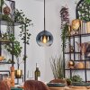 Koyoto Hanglamp, Kogellampje, Hanglamp Blauw, Duidelijk, 1-licht