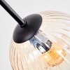 Koyoto Plafondlamp, Kogellampje 77.5 cm Amber, Duidelijk, 6-lichts