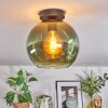 Koyoto Plafondlamp, Kogellampje Groen, 1-licht
