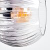 Koyoto Plafondlamp, Kogellampje 77.5 cm Amber, Duidelijk, Rookkleurig, 6-lichts