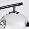 Ripoll Plafondlamp, Kogellampje Chroom, Rookkleurig, 4-lichts