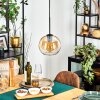 Koyoto Hanglamp, Kogellampje, Hanglamp Amber, Duidelijk, 1-licht