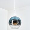 Koyoto Hanglamp, Kogellampje, Hanglamp 30 cm Blauw, Duidelijk, 1-licht