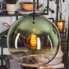 Koyoto Hanglamp, Kogellampje, Hanglamp 25 cm Groen, Duidelijk, 1-licht