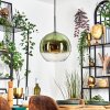 Koyoto Hanglamp, Kogellampje, Hanglamp 30 cm Groen, Duidelijk, 1-licht