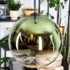 Koyoto Hanglamp, Kogellampje, Hanglamp 30 cm Groen, Duidelijk, 1-licht