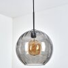 Koyoto Hanglamp, Kogellampje, Hanglamp 30 cm Rookkleurig, 1-licht