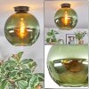 Koyoto Plafondlamp, Kogellampje Groen, 1-licht