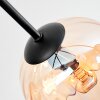 Koyoto Plafondlamp, Kogellampje 77.5 cm Amber, Rookkleurig, 6-lichts