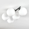 Chehalis Plafondlamp, Kogellampje Wit, 5-lichts