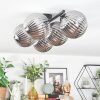 Chehalis Plafondlamp, Kogellampje Rookkleurig, 5-lichts
