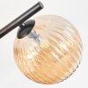 Chehalis Plafondlamp, Kogellampje Amber, 5-lichts