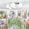 Chehalis Plafondlamp, Kogellampje Wit, 5-lichts