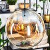 Koyoto Hanglamp, Kogellampje, Hanglamp 30 cm Amber, Duidelijk, 1-licht