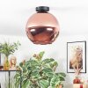 Koyoto Plafondlamp, Kogellampje Koperkleurig, 1-licht