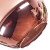 Koyoto Plafondlamp, Kogellampje Koperkleurig, 1-licht