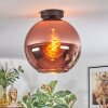 Koyoto Plafondlamp, Kogellampje Koperkleurig, 1-licht