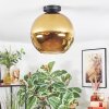 Koyoto Plafondlamp, Kogellampje Goud, 1-licht