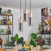 Dulcita Hanglamp, Hanglamp Bruin, 3-lichts