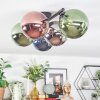 Chehalis Plafondlamp, Kogellampje Blauw, Chroom, Groen, Koperkleurig, Rookkleurig, 5-lichts