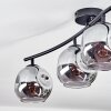 Ripoll Plafondlamp, Kogellampje Rookkleurig, 4-lichts