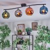 Ripoll Plafondlamp, Kogellampje Blauw, Chroom, Groen, Koperkleurig, Rookkleurig, 4-lichts