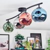 Ripoll Plafondlamp, Kogellampje Blauw, Chroom, Groen, Koperkleurig, Rookkleurig, 4-lichts