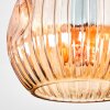 Ripoll Plafondlamp, Kogellampje Amber, 4-lichts