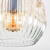 Ripoll Plafondlamp, Kogellampje Amber, Duidelijk, Rookkleurig, 4-lichts