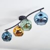 Ripoll Plafondlamp, Kogellampje Blauw, Goud, Groen, 4-lichts