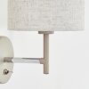 Ganik Wandlamp Chroom, Cream, Zandkleurig, 1-licht