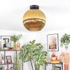 Koyoto Plafondlamp, Kogellampje 12 cm Goud, 1-licht