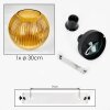 Koyoto Plafondlamp, Kogellampje 12 cm Goud, 1-licht