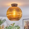 Koyoto Plafondlamp, Kogellampje 12 cm Goud, 1-licht